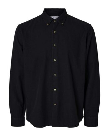 Slhregnoah Mix Bdwn Ls Shirt Camp