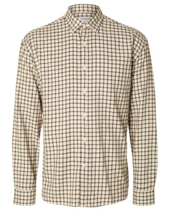 Slhregowen-mini Check Shirt Ls