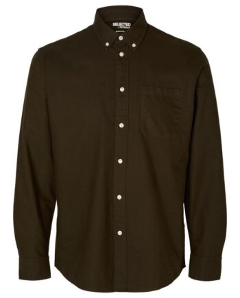 Slhregrick-ox Flex Shirt Ls