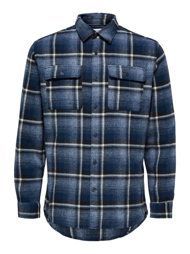 Slhregscot Check Shirt Ls
