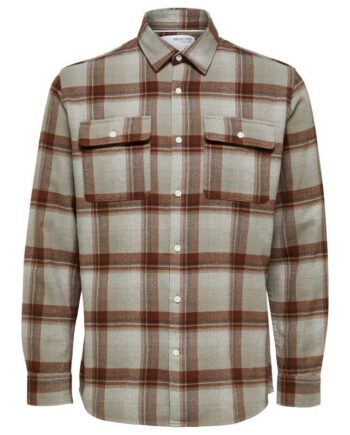 Slhregscot Check Shirt Ls