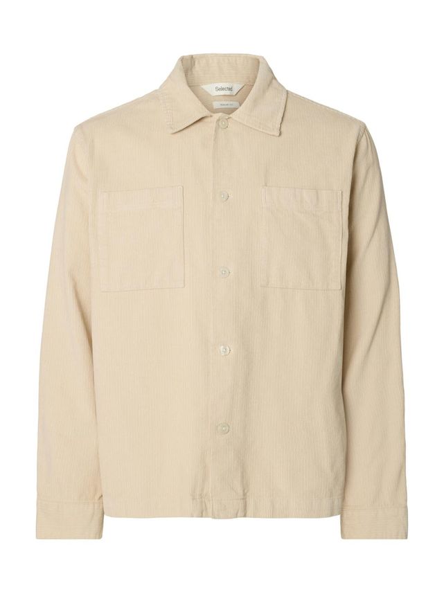 Slhregtate Cord Overshirt