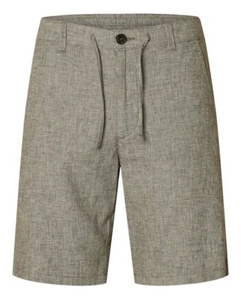 Slhregular-brody Linen Shorts Noos