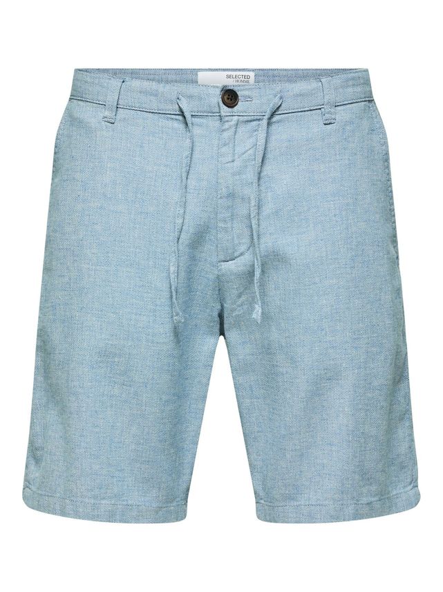 Slhregular-brody Linen Shorts Noos
