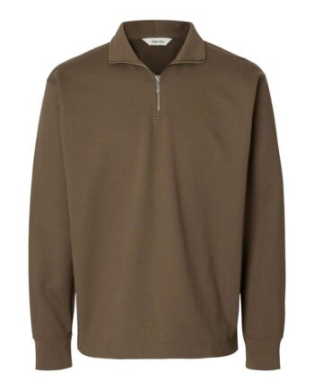 Slhrela Uke Ls Half Zip Sweat Noos