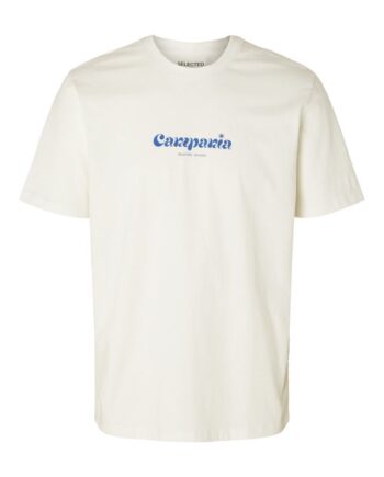 Slhrelaxgabe Print Ss  -neck Tee