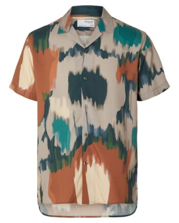 Slhrelaxrajesh-shirt Ss Aop