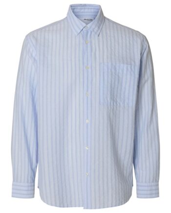 Slhrelaxwilfred Seersucker Ls Shirt