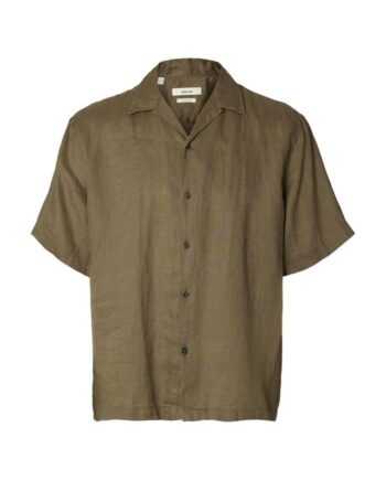 Slhrlxkylian Linen Ss Shirt Resort