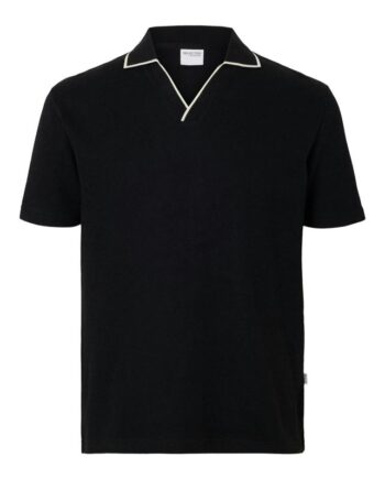 Slhsangev Split Neck Ss Polo