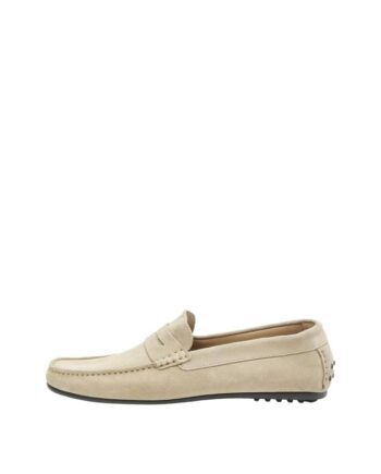 Slhsergio Suede Penny Driving Shoe