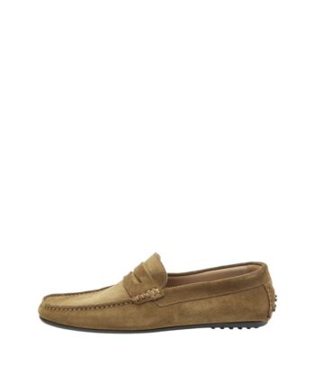 Slhsergio Suede Penny Driving Shoe