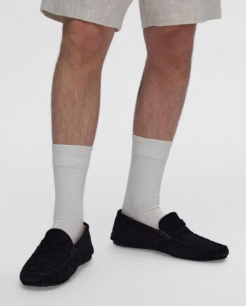 Slhsergio Suede Penny Driving Shoe