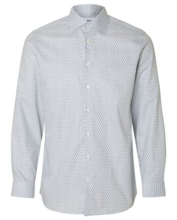Slhslim-ethan Shirt Ls Aop Spread