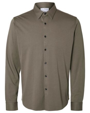 Slhslim-jersey Shirt Ls Noos