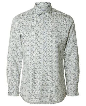 Slhslim-performance Shirt Ls Aop No