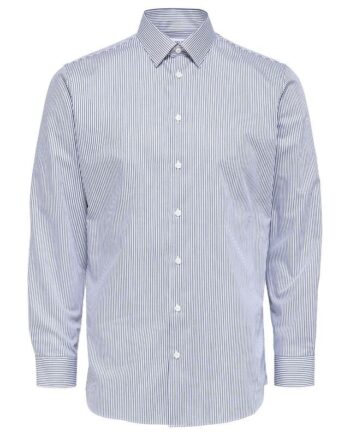 Slhslimethan Shirt Ls Classic   Noo