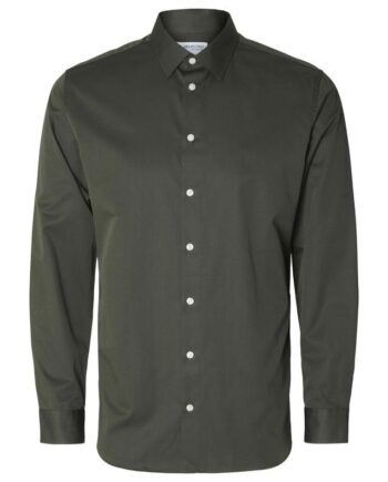 Slhslimethan Shirt Ls Classic   Noo
