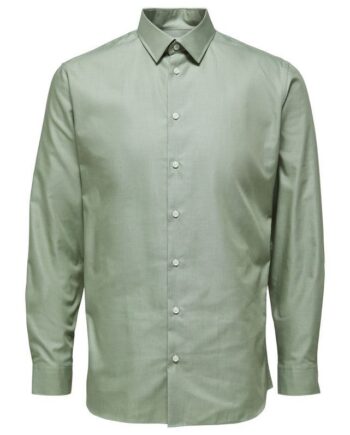 Slhslimethan Shirt Ls Classic   Noo