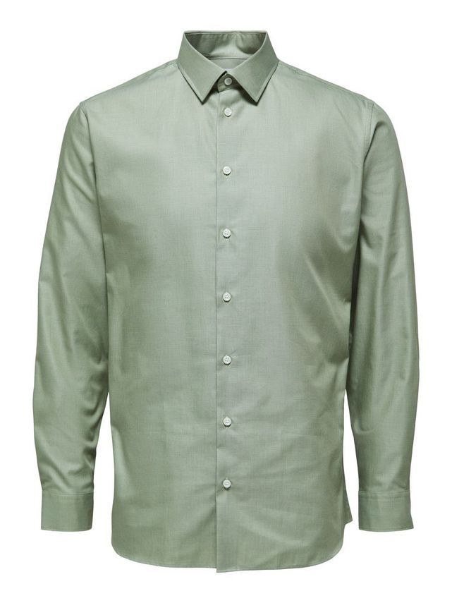 Slhslimethan Shirt Ls Classic   Noo
