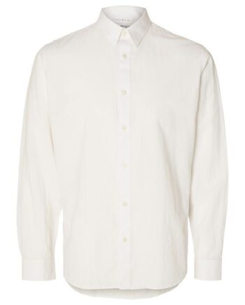 Slhslimnew-linen Shirt Ls   No