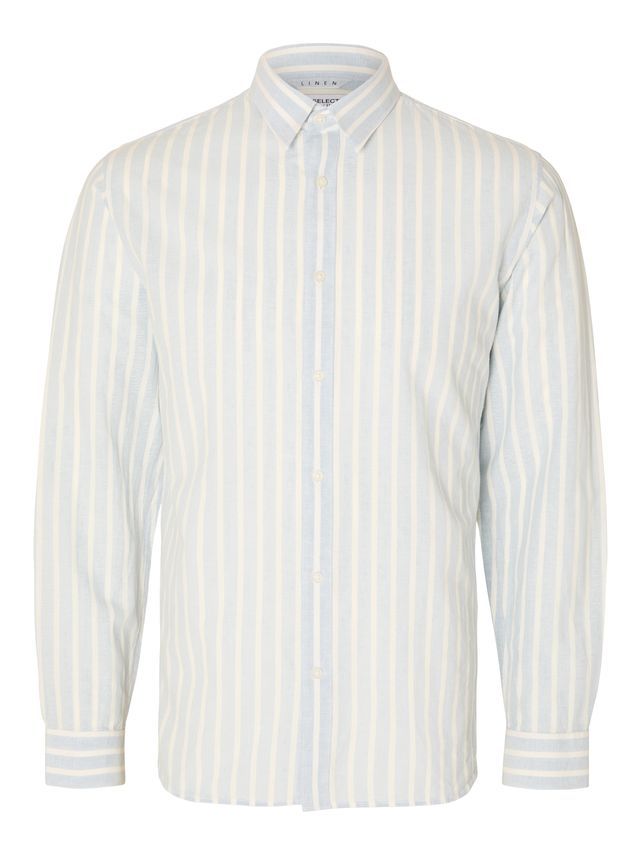 Slhslimnew-linen Shirt Ls   No