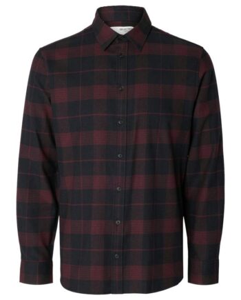 Slhslimowen-flannel Shirt Ls Noos