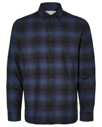 Slhslimowen-flannel Shirt Ls Noos