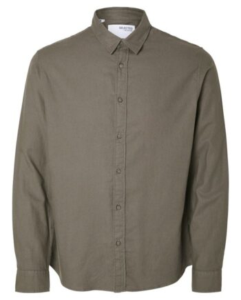 Slhslimowen-flannel Shirt Ls Noos
