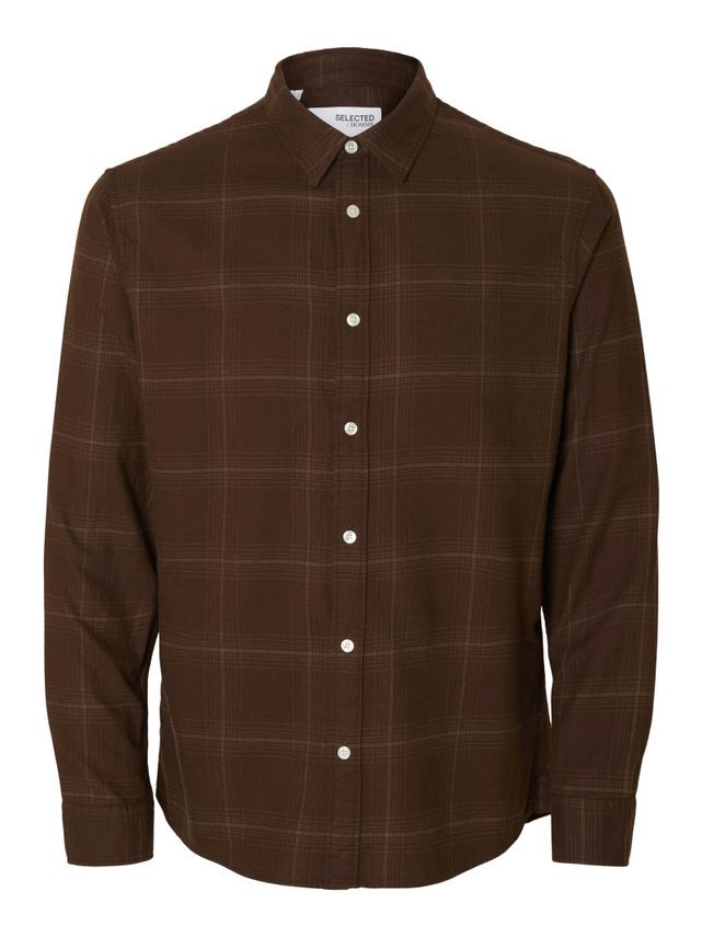Slhslimowen-flannel Shirt Ls Noos