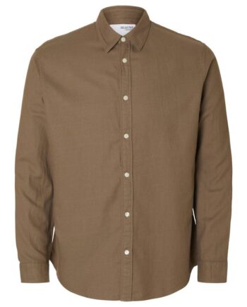 Slhslimowen-flannel Shirt Ls Noos