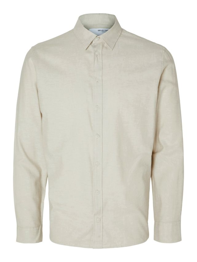 Slhslimowen-flannel Shirt Ls Noos