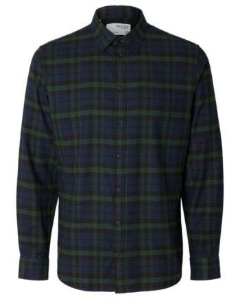 Slhslimowen-flannel Shirt Ls Noos