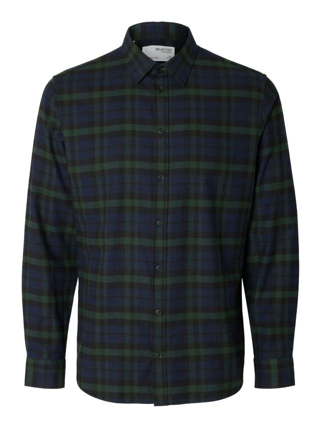Slhslimowen-flannel Shirt Ls Noos