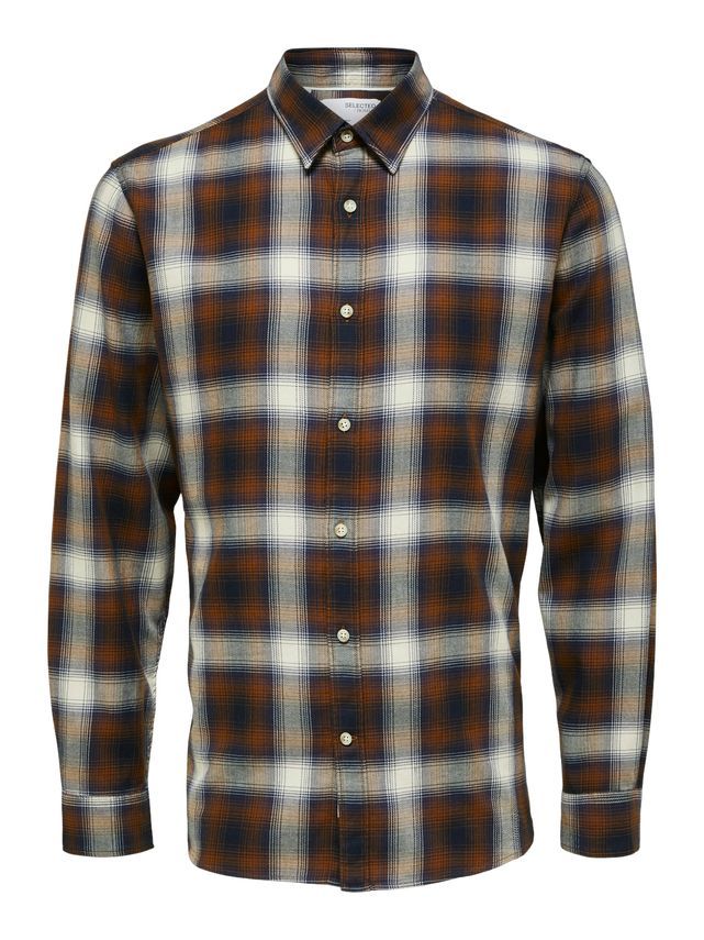 Slhslimrobin Shirt Ls   Camp
