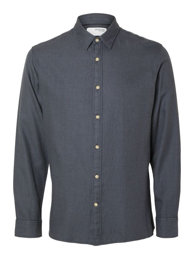 Slhslimrobin Shirt Ls   Camp
