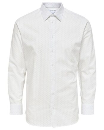 Slhslimsoho-ethan-aop Shirt Ls   No