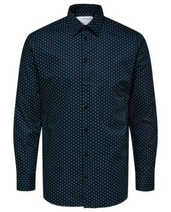 Slhslimsoho-ethan-aop Shirt Ls   No