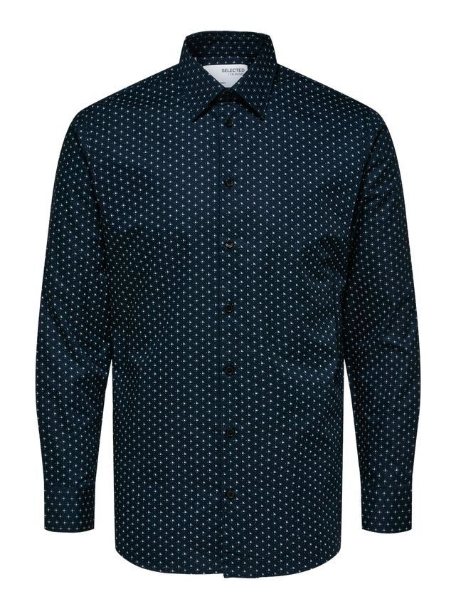 Slhslimsoho-ethan-aop Shirt Ls   No