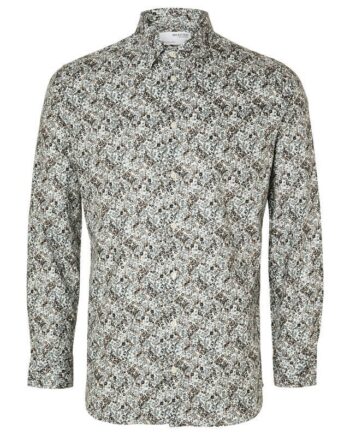 Slhslimsoho-ethan-aop Shirt Ls   No