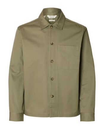 Slhtate Heavy Twill Overshirt Ls