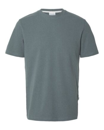 Slhtel Waffle Ss  -neck Tee