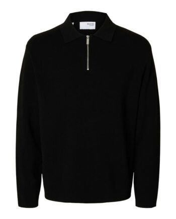 Slhteller Fn Relaxed Half Zip Polo