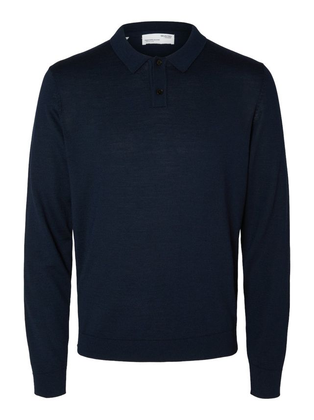 Slhtown Merino Coolmax Knit Polo No