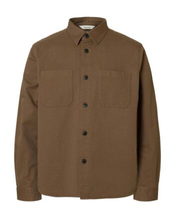 Slhtravis Twill Overshirt Ls Noos