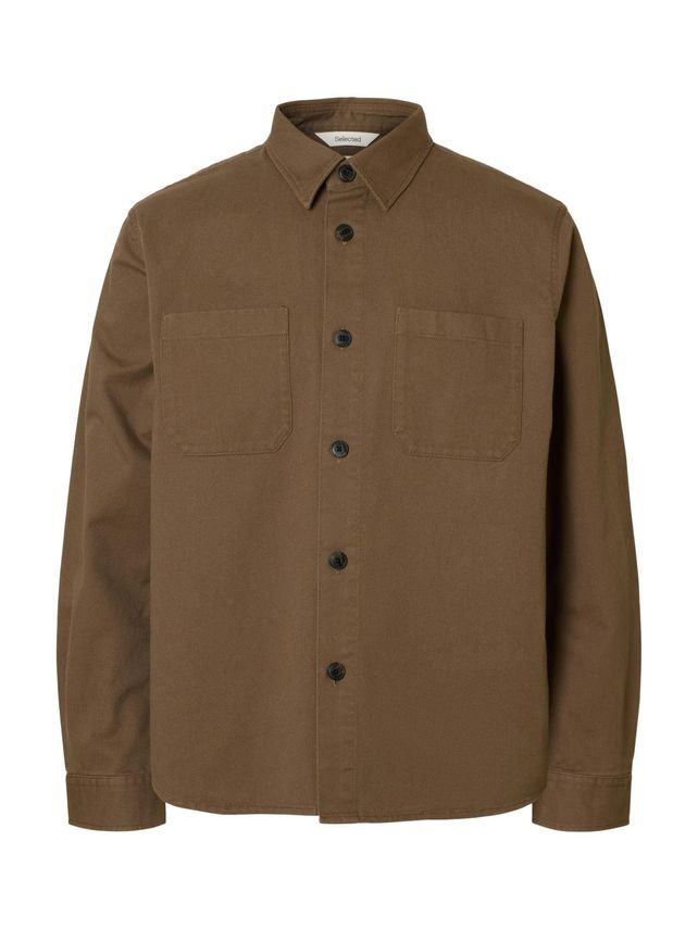 Slhtravis Twill Overshirt Ls Noos