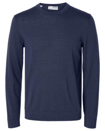 Slhtray Ls Knit Merino Crew Neck No