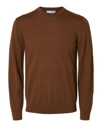 Slhtray Ls Knit Merino Crew Neck No