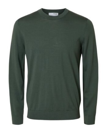 Slhtray Ls Knit Merino Crew Neck No
