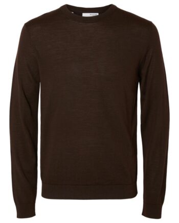 Slhtray Ls Knit Merino Crew Neck No
